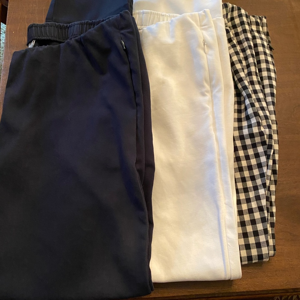 J Jill Essential cotton stretch pants